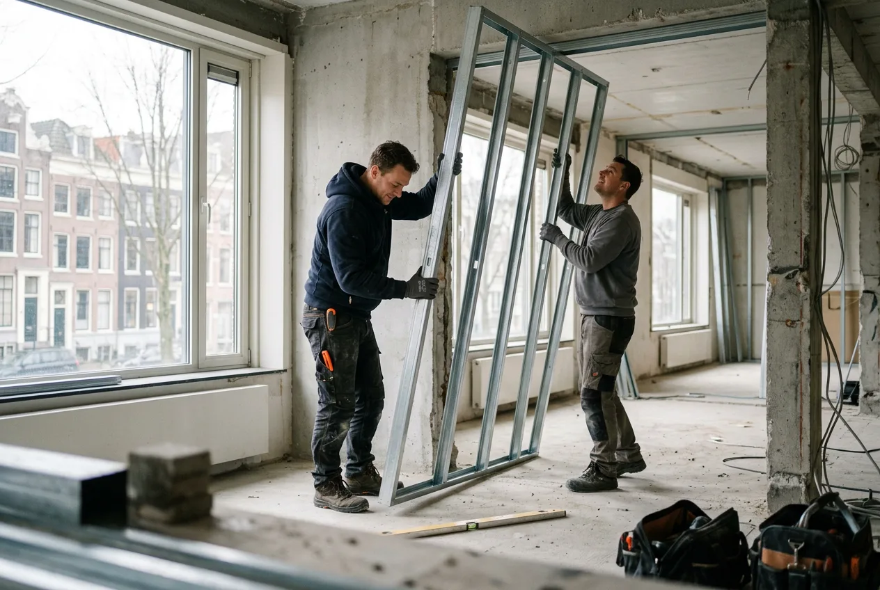 Wanden plaatsen - Offerte