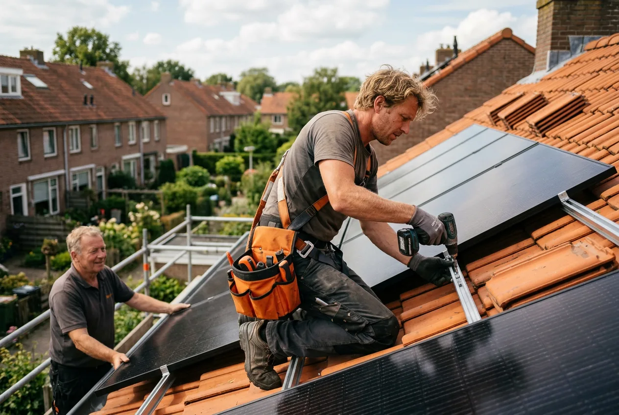 Zonnepanelen aan het werk: vergelijk offertes van vakmensen bij jou in de buurt